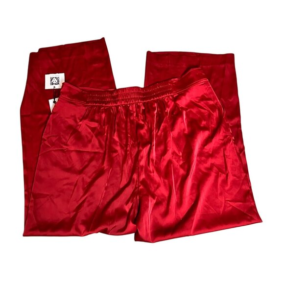 Anne Klein Size 2XL Business Casual Womens Red Pants Plus Elastic Waistband - Picture 8 of 12